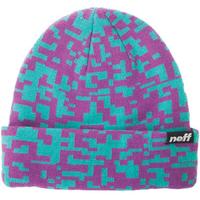 Neff Trill Digi Beanie - Teal/Purple