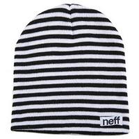 Neff Duo Stripe Beanie - Black/White