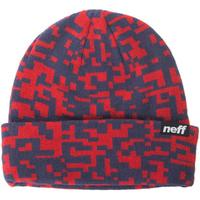 Neff Trill Digi Beanie - Red/Navy