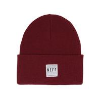 neff lawrence beanie maroon