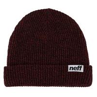 neff fold heather beanie navymaroon