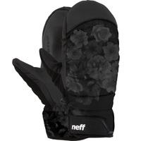 neff digger womens mitt blackfloral