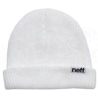 neff fold beanie white