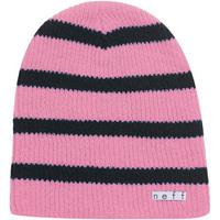 Neff Daily Stripe Beanie - Pink/Black