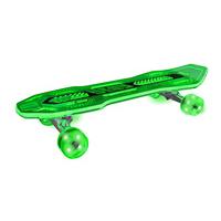 neon cruzer light up complete skateboard green