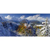 Neuschwanstein Castle 2000 panoramic Jigsaw Puzzle