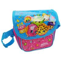 New Girls/childrens Pink/blue Shopkins Cross Body Bags With Zip. -