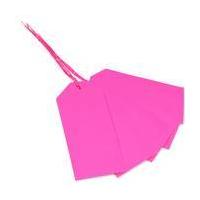 Neon Pink Gift Tags 6 Pack
