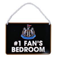 Newcastle United Fc No 1 Fan Bedroom Sign