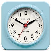 newgate biscuit retro alarm clock in blue