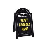 News Sign | Personalised Birthday Card