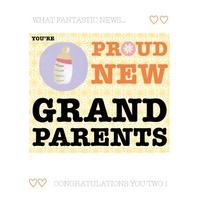 new grandparents congratulations card