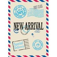 New Arrival Letter Boy | New Baby | BB1142