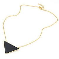 necklace pendant necklaces jewelry daily fashion alloy acrylic black 1 ...