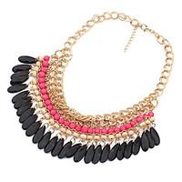 Necklace Choker Necklaces / Vintage Necklaces Jewelry Daily Fashion Alloy / Acrylic Red 1pc Gift