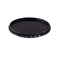 New 62mm Slim Fader Variable ND Filter Adjustable ND2 to ND400 Neutral Density Free shipping