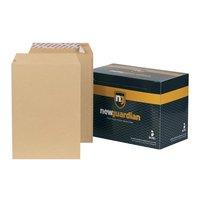 New Guardian (C4) Peel and Seal Pocket Envelopes (Manilla) Pack 250 Envelopes