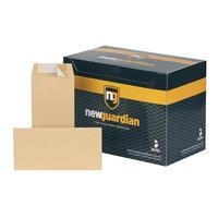 New Guardian Envelopes Heavyweight Pocket Peel and Seal Manilla DL [Pack 500]