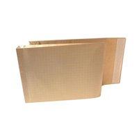 New Guardian Armour Envelopes Peel And Seal Gusset 50mm 135gsm Kraft Manilla [Box 100]