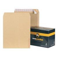 New Guardian Envelopes Heavyweight Board-backed Peel and Seal Manilla [Pack 50]