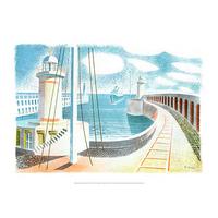 Newhaven Harbour - Homage to Seurat, 1937 By Eric Ravilious