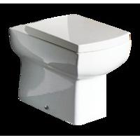 newport back to wall toilet and soft close seat set