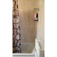 Newly decorated double with ensuite bathroom and wall mounted TV