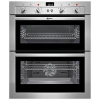 Neff U17M42N3GB Double Built-Under Electric Oven in Stainless Steel