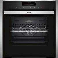 Neff B58VT68N0B VarioSteam Pyrolytic Slide and Hide Single Electric Oven in Stainless Steel