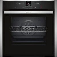 neff b57cr22n0b pyrolytic slide and hide single electric oven in stain ...