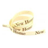 New Home Printed Cotton Ribbon Tape