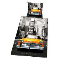 new york city taxi cab duvet cover pillowcase set