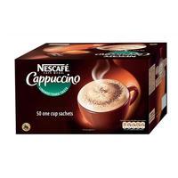 Nescafe Cappuccino Instant Coffee Sachets Pack of 50 Sachets