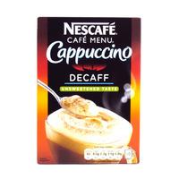 Nescafe Unsweetened Decaffeinated Cappuccino 10 Pack