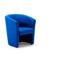 Neo Single Tub Blue Fabric Chair