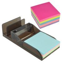 Neon Block Sticky Notes & Sticky Note Holder