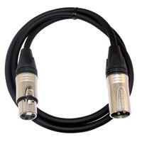 Neutrik RAPIDCABLE3 5m Microphone Cable XLR Male NC3MX to Female NC3FX