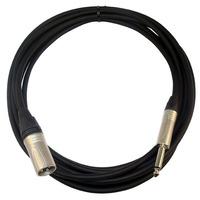 Neutrik RAPIDCABLE17 5m Instrument Cable Mono Jack NP2C - XLR Male...