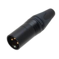 Neutrik NC3MXX-B 3-Pole XLR Cable Plug (Black)