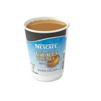 nescafe go gold blend decaffeinated white coffee foil sealed cup