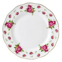 New Country Roses White Vintage Plate 27cm