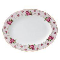 New Country Roses Pink Vintage Oval Platter 33cm