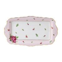 New Country Roses Pink Vintage Sandwich Tray