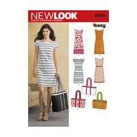 New Look Dress and Bag Sewing Pattern 6095