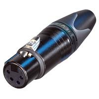 Neutrik NC4FXX-B 4-Pole XLR Cable Socket (Black)
