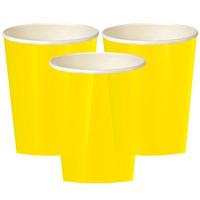 neon yellow cups