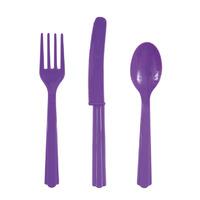 Neon Purple Cutlery