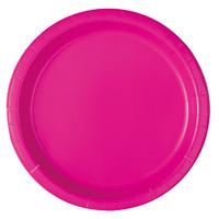 neon pink plates