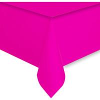 Neon Pink Plastic Table cover