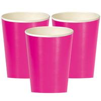 neon pink cups